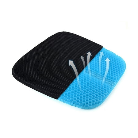 TOPNEW Blue Non-Slip Gel Seat Cushion 16.5”x16.9” with Breathable Cushion Cover Honeycomb Egg Ergonomic Design for Office Chairs Home 
TOPNEW Blue Non-Slip Gel Seat Cushion 16.5”x16.9” with Breathable Cushion Cover Honeycomb Egg Ergonomic Design for Office Chairs Home