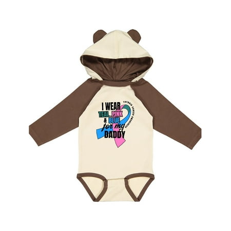 Inktastic I Wear Teal Pink and Blue For My Daddy Gift Baby Boy or Baby Girl Long Sleeve Bodysuit
Inktastic I Wear Teal Pink and Blue For My Daddy Gift Baby Boy or Baby Girl Long Sleeve Bodysuit