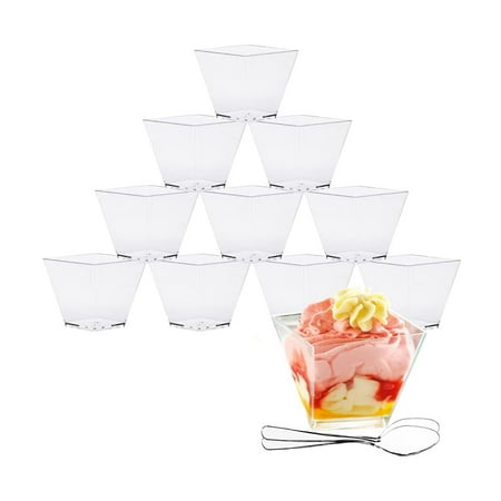 Dessert Cups 50Pcs Plastic Dessert Cups + 50Pcs Spoons Dessert Cups 2Oz/60Ml Reusable Plastic Dessert Cup Dessert Clear
Dessert Cups 50Pcs Plastic Dessert Cups + 50Pcs Spoons Dessert Cups 2Oz/60Ml Reusable Plastic Dessert Cup Dessert Clear