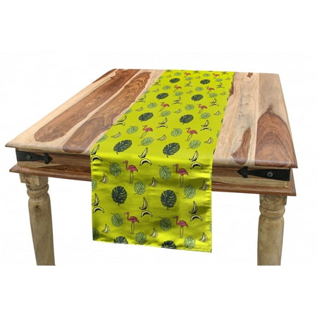 Tropical Table Runner Hawaiian Monstera Bananas and Flamingos Dining Room Kitchen Rectangular Runner 3 Sizes by Ambesonne
Tropical Table Runner Hawaiian Monstera Bananas and Flamingos Dining Room Kitchen Rectangular Runner 3 Sizes by Ambesonne