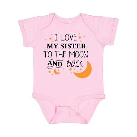 Inktastic I Love My Sister to the Moon and Back Gift Baby Boy or Baby Girl Bodysuit
Inktastic I Love My Sister to the Moon and Back Gift Baby Boy or Baby Girl Bodysuit