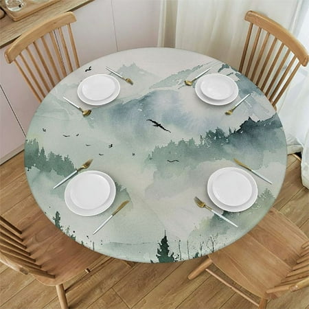 Autua Birds Forest Mountain Round Table Cover Stain Resistant Washable Perfect for Indoor Outdoor Kitchen Dining Wedding Parties with Elastic Edge 100% Polyester Fiber 31 -35
Autua Birds Forest Mountain Round Table Cover Stain Resistant Washable Perfect for Indoor Outdoor Kitchen Dining Wedding Parties with Elastic Edge 100% Polyester Fiber 31 -35
