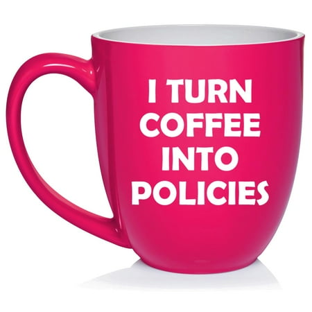 I Turn Coffee Into Policies Insurance Agent Gift Funny Ceramic Coffee Mug Tea Cup (16oz Hot Pink)
I Turn Coffee Into Policies Insurance Agent Gift Funny Ceramic Coffee Mug Tea Cup (16oz Hot Pink)
