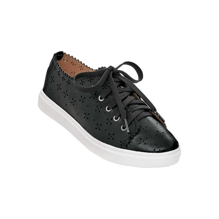 AmeriMark Women s Adult Betty Sneaker Athletic Shoes Black 6 Wide US Women