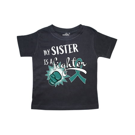 Inktastic Ovarian Cancer Awareness My Sister is a Fighter Gift Toddler Boy or Toddler Girl T-Shirt
Inktastic Ovarian Cancer Awareness My Sister is a Fighter Gift Toddler Boy or Toddler Girl T-Shirt