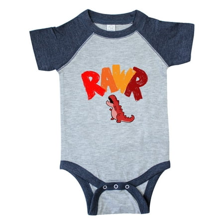 Inktastic Lil Red Tyrannosaurus Rawr Gift Baby Boy or Baby Girl Bodysuit