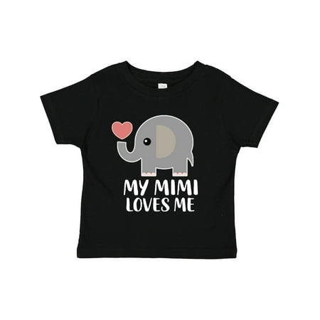 Inktastic My Mimi Loves Me Grandchild Gift Toddler Boy or Toddler Girl T-Shirt