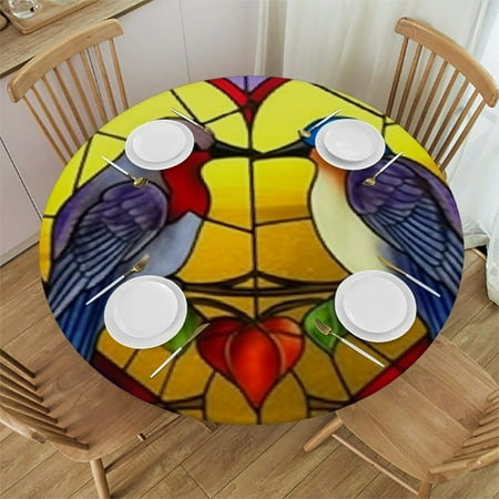 Round Table Cloth Elastic Tablecloth Bird Art Retro Flower Pattern Design Waterproof Table Cloth Cover Tablecloth for Outdoor Picnic Animal Multi Color
Round Table Cloth Elastic Tablecloth Bird Art Retro Flower Pattern Design Waterproof Table Cloth Cover Tablecloth for Outdoor Picnic Animal Multi Color