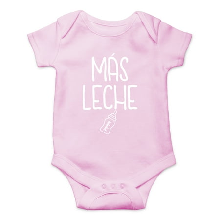 Mas Leche - More Milk Funny Spanish Hungry Baby - Cute One-Piece Infant Baby Bodysuit
Mas Leche - More Milk Funny Spanish Hungry Baby - Cute One-Piece Infant Baby Bodysuit