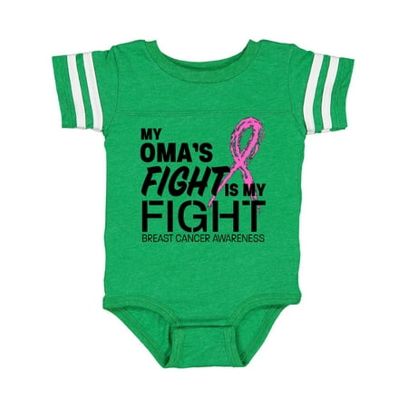 Inktastic My Oma s Fight is My Fight- breast cancer awareness Gift Baby Boy or Baby Girl Bodysuit
Inktastic My Oma s Fight is My Fight- breast cancer awareness Gift Baby Boy or Baby Girl Bodysuit