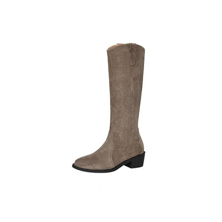 Gomelly Ladies Winter Shoes Tall Riding Boots Knee High Boot Non Slip Womens Women Brown 8
Gomelly Ladies Winter Shoes Tall Riding Boots Knee High Boot Non Slip Womens Women Brown 8