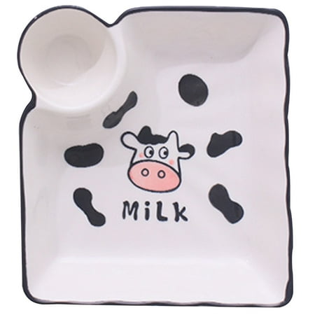 HOMEMAXS Ceramic Dipping Plate Cow Pattern Ceramic Plate Cartoon Soy Sauce Plate Snack Tray
HOMEMAXS Ceramic Dipping Plate Cow Pattern Ceramic Plate Cartoon Soy Sauce Plate Snack Tray