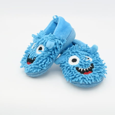 Pre-owned Unknown Brand Boys Blue Slippers size: 3 Infant