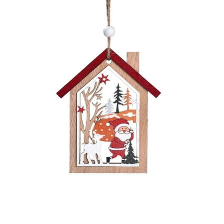 BNisBM Christmas Decoration Pendant Christmas Tree Old Man Snowman Deer Wooden Hollowed Out House Pendant Festive Holiday Decoration Pendant Breakthrough
BNisBM Christmas Decoration Pendant Christmas Tree Old Man Snowman Deer Wooden Hollowed Out House Pendant Festive Holiday Decoration Pendant Breakthrough