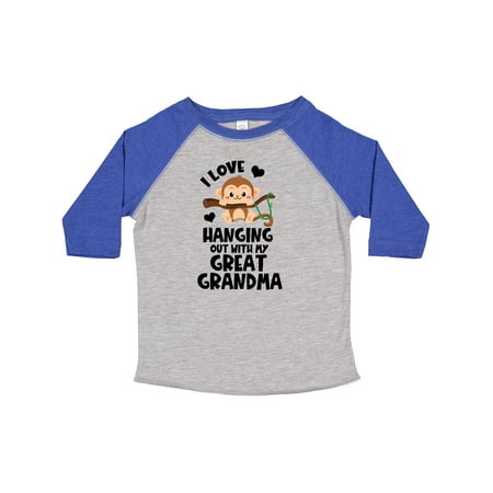 Inktastic Monkey I Love Hanging out with My Great Grandma Gift Toddler Boy or Toddler Girl T-Shirt
Inktastic Monkey I Love Hanging out with My Great Grandma Gift Toddler Boy or Toddler Girl T-Shirt