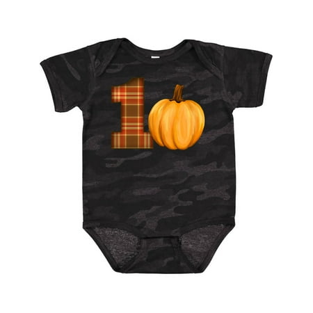 Inktastic 1 Pumpkin Gift Baby Boy or Baby Girl Bodysuit