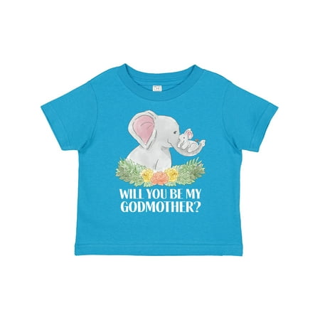 Inktastic Will You Be My Godmother Cute Elephants with Flowers Gift Toddler Boy or Toddler Girl T-Shirt
Inktastic Will You Be My Godmother Cute Elephants with Flowers Gift Toddler Boy or Toddler Girl T-Shirt