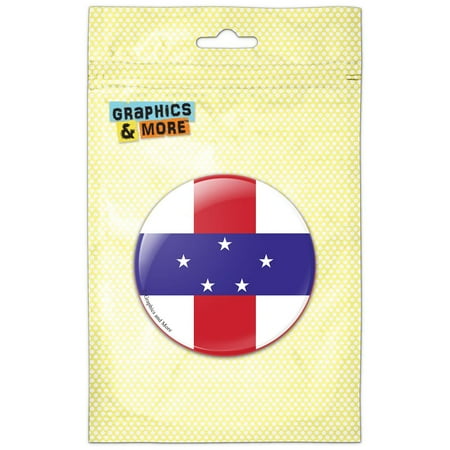 Netherlands Antilles Flag Refrigerator Button Magnet