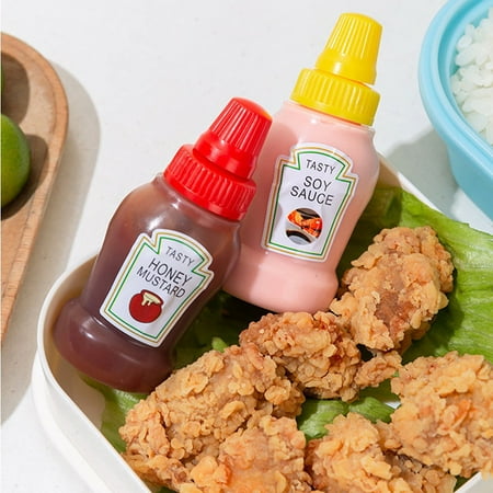 Mini Portable Small Sauce Container Tomato Gravy Salad Dressing Oil Bottle