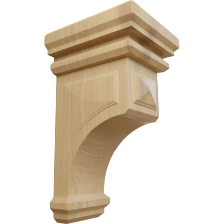 Ekena Millwork 5 W x 5 3/4 D x 10 H Medium Woodruff Wood Corbel Cherry