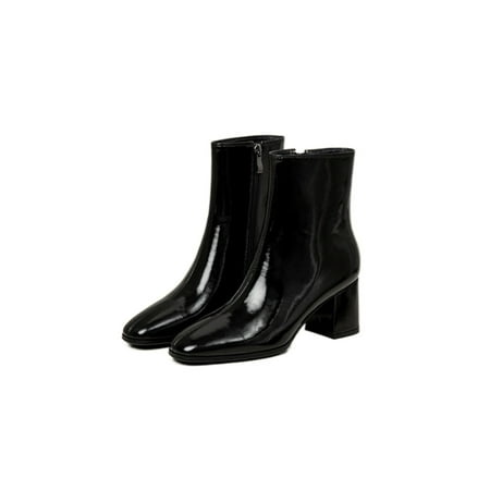 Lacyhop Womens Ankle Boots Side Zip Booties Chunky Heel Block Heels Bootie Formal Anti-Slip Boot Casual Square Toe Black 8.5
Lacyhop Womens Ankle Boots Side Zip Booties Chunky Heel Block Heels Bootie Formal Anti-Slip Boot Casual Square Toe Black 8.5