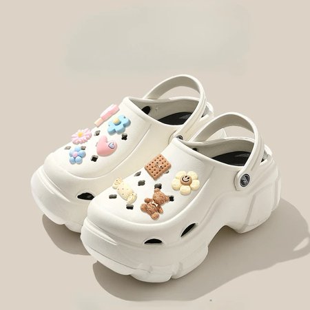 7CM Summer Clogs Outdoor Waterproof Platform Women Slippers Beach Slides Massage Beard Black Designer Sandals white-setWC113 36-37
7CM Summer Clogs Outdoor Waterproof Platform Women Slippers Beach Slides Massage Beard Black Designer Sandals white-setWC113 36-37