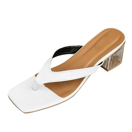 QYZEU Tan Shoes Women White Shoes for Women Heels Fashion Spring And Summer Women Sandals Heel Square Toe Solid Color Comfortable Flip Flops Casual Style
QYZEU Tan Shoes Women White Shoes for Women Heels Fashion Spring And Summer Women Sandals Heel Square Toe Solid Color Comfortable Flip Flops Casual Style