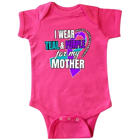 Inktastic Suicide Prevention I Wear Teal and Purple for My Mother Gift Baby Boy or Baby Girl Bodysuit
Inktastic Suicide Prevention I Wear Teal and Purple for My Mother Gift Baby Boy or Baby Girl Bodysuit