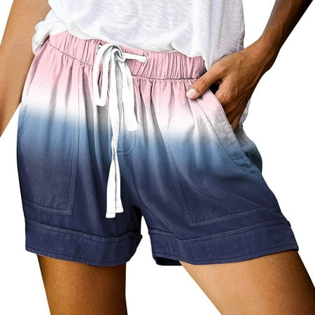 Transer Summer Savings Clearance shorts for women 2022 Women Summer Comfy Drawstring Casual Biker Short Gradient Elastic Waist Loungewear Pants Pajama Shorts w/ Pockets
Transer Summer Savings Clearance shorts for women 2022 Women Summer Comfy Drawstring Casual Biker Short Gradient Elastic Waist Loungewear Pants Pajama Shorts w/ Pockets