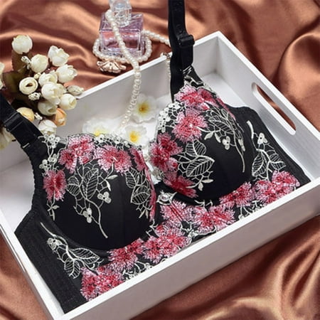 Womens Lace Flowers Push Up Bras Bralette Padded Brassiere Size 32-40 A B C Cup
Womens Lace Flowers Push Up Bras Bralette Padded Brassiere Size 32-40 A B C Cup
