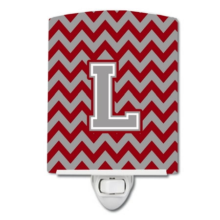 Caroline s Treasures CJ1043-LCNL Letter L Chevron Crimson and Grey Ceramic Night Light 6x4x3 multicolor
Caroline s Treasures CJ1043-LCNL Letter L Chevron Crimson and Grey Ceramic Night Light 6x4x3 multicolor
