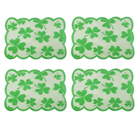 TFDZ placemats washable placemat 4PCS Irish Day Shamrock Table Flag St. Patrick s Day Decorated With Placemat Green
TFDZ placemats washable placemat 4PCS Irish Day Shamrock Table Flag St. Patrick s Day Decorated With Placemat Green