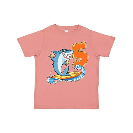 Inktastic Fifth Birthday Surfing Shark with Hot Dog and Ice Cream Gift Toddler Boy or Toddler Girl T-Shirt
Inktastic Fifth Birthday Surfing Shark with Hot Dog and Ice Cream Gift Toddler Boy or Toddler Girl T-Shirt