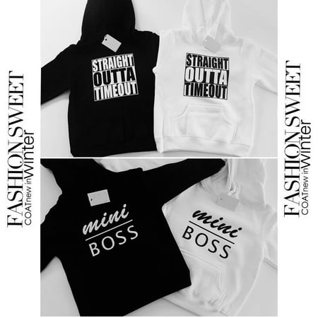 Casual Toddler Newborn Baby Boy Girl Hoodie Tops Hooded Sweatshirt Outdoor NEW(2 style Letter Print )
Casual Toddler Newborn Baby Boy Girl Hoodie Tops Hooded Sweatshirt Outdoor NEW(2 style Letter Print )