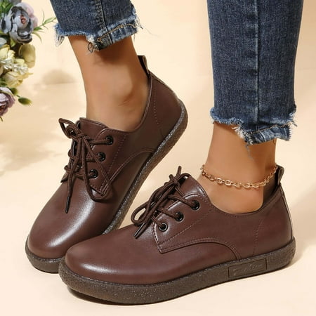 VEKDONE Boots Deals Soft Sole Sneakers Sandals Round Toe Low Top Lace-Up Flats Women s Casual Anti-Slipping Shoes
VEKDONE Boots Deals Soft Sole Sneakers Sandals Round Toe Low Top Lace-Up Flats Women s Casual Anti-Slipping Shoes