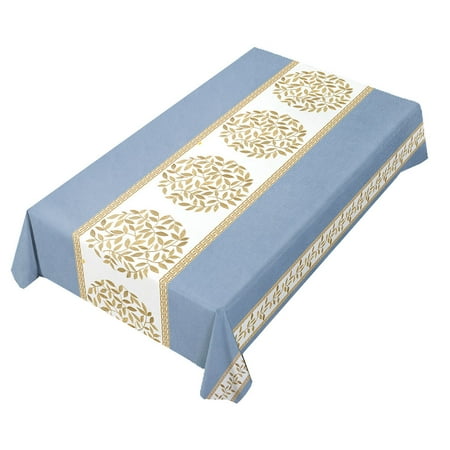 Pastoral style waterproof oil proof scalding and washable PVC tablecloth