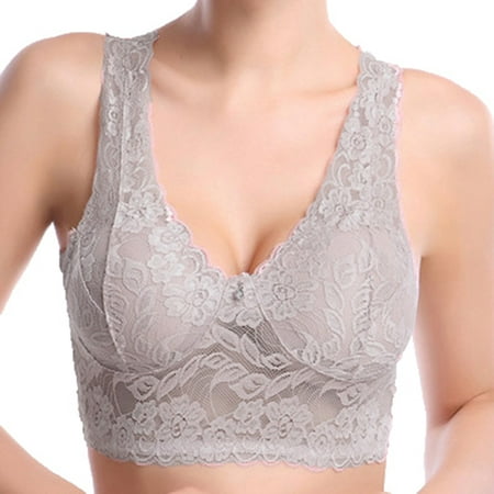 Grofry Ultra-Thin Sexy Women Solid Color Hollow Out Lace Sport Bra Underwear Brassiere Grey XXXXL
Grofry Ultra-Thin Sexy Women Solid Color Hollow Out Lace Sport Bra Underwear Brassiere Grey XXXXL