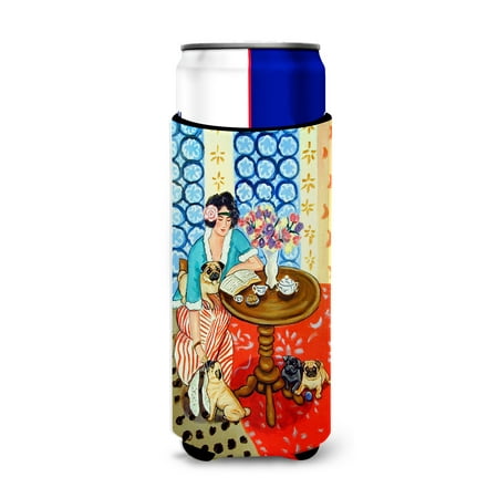 Caroline s Treasures 7259MUK Lady with her Pug Ultra Hugger for slim cans Slim Can multicolor
Caroline s Treasures 7259MUK Lady with her Pug Ultra Hugger for slim cans Slim Can multicolor