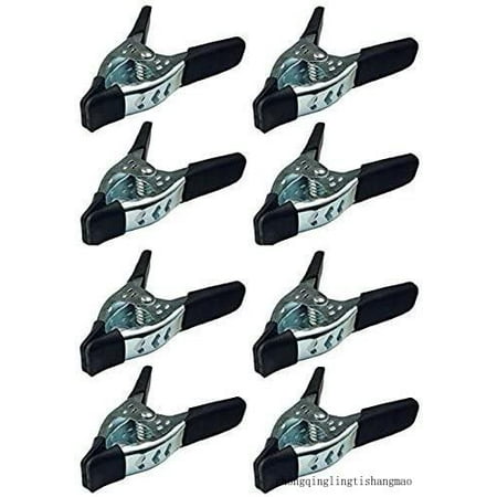 BLACK Lot Of 8-6 Inch Clamp Large Heavy Duty Spring Metal - 3 Inch Jaw Opening
BLACK Lot Of 8-6 Inch Clamp Large Heavy Duty Spring Metal - 3 Inch Jaw Opening