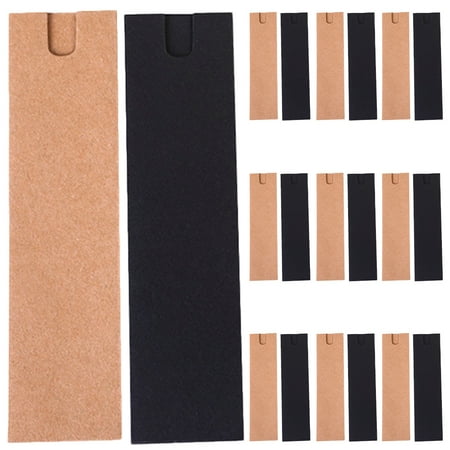 40Pcs Pen Protective Cover Paper Ballpoint Pen Sleeve Single Pen Pouch Pen Case
