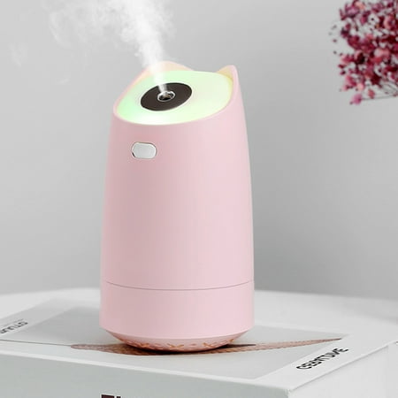 USB Humidifier Mini Portable Humidifier with LED 7 Colors Night Light for Home Office Bedroom Pink
USB Humidifier Mini Portable Humidifier with LED 7 Colors Night Light for Home Office Bedroom Pink