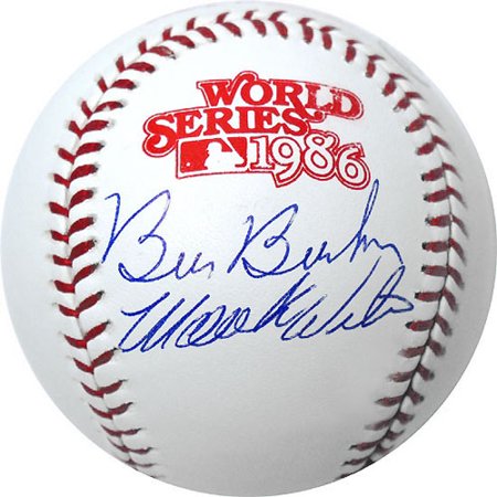 Bill Buckner/Mookie Wilson Hand-Signed 1986 World Series Baseball