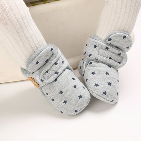 Cathalem Baby Booties Baby Shoes Plus Velvet Warm Polka Dot Printing Boots Non Slip Breathable Hard Bottom Shoes for Baby Girl Grey 6 Months
Cathalem Baby Booties Baby Shoes Plus Velvet Warm Polka Dot Printing Boots Non Slip Breathable Hard Bottom Shoes for Baby Girl Grey 6 Months