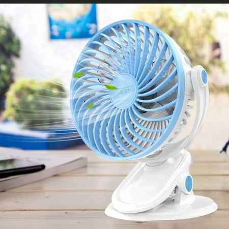 Clip on Fan 3 Speeds Small Usb Fan with Strong Airflow Clip & Desk Fan - Ultra Quiet Operation for Office Bedroom School Stroller 2000mah 360 Degree Vertical Horizontal Adjustment
Clip on Fan 3 Speeds Small Usb Fan with Strong Airflow Clip & Desk Fan - Ultra Quiet Operation for Office Bedroom School Stroller 2000mah 360 Degree Vertical Horizontal Adjustment