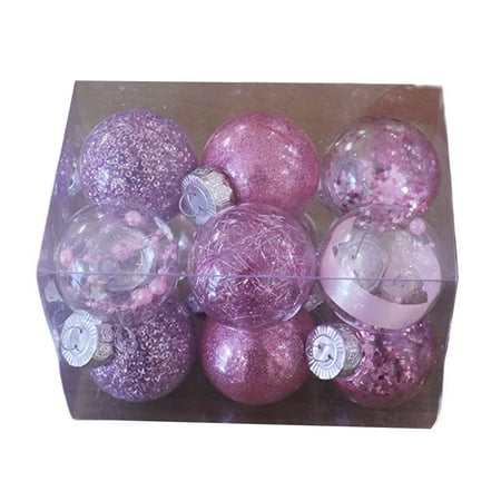 Mightlink 12Pcs/Box 6cm Christmas Transparent Ball Multi-colors Glitter Powder Hollow Dreamy Unbreakable Wedding Decor PET Plastic Xmas Tree Decor Hanging Round Ball Pendant Party Favor 
Mightlink 12Pcs/Box 6cm Christmas Transparent Ball Multi-colors Glitter Powder Hollow Dreamy Unbreakable Wedding Decor PET Plastic Xmas Tree Decor Hanging Round Ball Pendant Party Favor