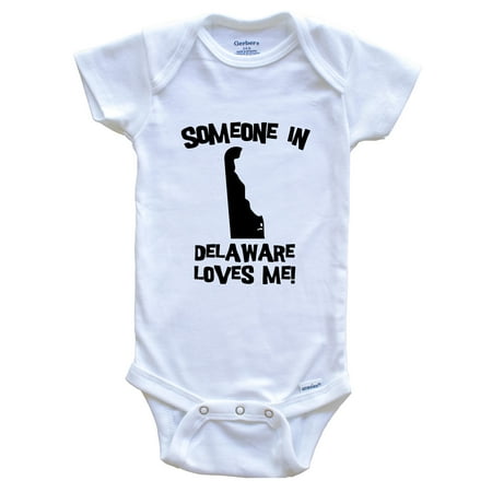 Someone In Delaware Loves Me State Silhouette Cute Baby Bodysuit - One Piece Baby Bodysuit 3-6 Months White
Someone In Delaware Loves Me State Silhouette Cute Baby Bodysuit - One Piece Baby Bodysuit 3-6 Months White