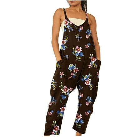 Womens Jumpsuit Clearance Pattern Bib Pants Coverall With Pockets Bodysuit One-Piece Leotard Bell Bottom Pants for Women Womens Shapewear Bodysuit Brown Xxl
Womens Jumpsuit Clearance Pattern Bib Pants Coverall With Pockets Bodysuit One-Piece Leotard Bell Bottom Pants for Women Womens Shapewear Bodysuit Brown Xxl