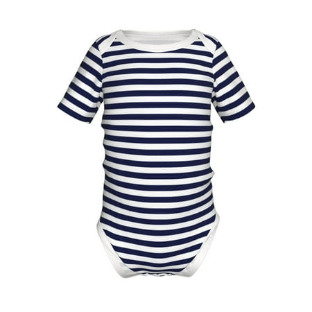 Coaee Navy Blue And White Stripes for Soft Baby Short-Sleeve Bodysuit Baby Climbing Clothes Baby Girls Boys Bodysuit Romper-2 Years
Coaee Navy Blue And White Stripes for Soft Baby Short-Sleeve Bodysuit Baby Climbing Clothes Baby Girls Boys Bodysuit Romper-2 Years