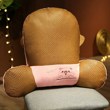 Alextreme Rattan Mat Cute Cartoon Lumbar Pillow Waist Cushion Summer Mat Removable and Washable Office Chair Sofa Car Cushion-Pink Pig(Pink Pig S)
Alextreme Rattan Mat Cute Cartoon Lumbar Pillow Waist Cushion Summer Mat Removable and Washable Office Chair Sofa Car Cushion-Pink Pig(Pink Pig S)
