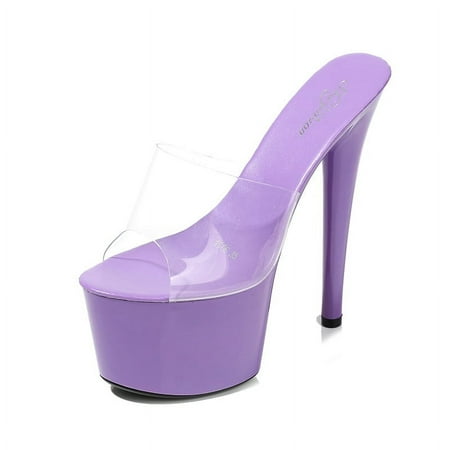 Shoes Super High Heels Fine-heeled Waterproof Platform Sandals Crystal Shoes Wedding Shoes 181 Series 17Heel 6.5cm Platform LFD
Shoes Super High Heels Fine-heeled Waterproof Platform Sandals Crystal Shoes Wedding Shoes 181 Series 17Heel 6.5cm Platform LFD